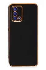 Newface Oppo A74 4G Kılıf Volet Silikon - Siyah