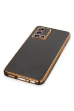 Newface Oppo A74 4G Kılıf Volet Silikon - Siyah - Görsel 4