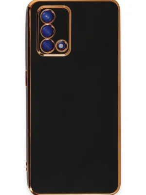 Newface Oppo A74 4G Kılıf Volet Silikon - Siyah