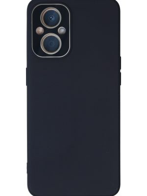 Newface Oppo A96 Kılıf Lansman Glass Kapak - Lacivert