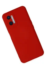 Newface Oppo A96 Kılıf Nano içi Kadife Silikon - Kırmızı - Görsel 2