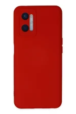 Newface Oppo A96 Kılıf Nano içi Kadife Silikon - Kırmızı