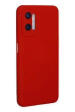 Newface Oppo A96 Kılıf Nano içi Kadife Silikon - Kırmızı - Görsel 3