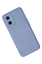 Newface Oppo A96 Kılıf Nano içi Kadife Silikon - Lila - Görsel 2