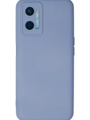 Newface Oppo A96 Kılıf Nano içi Kadife Silikon - Lila