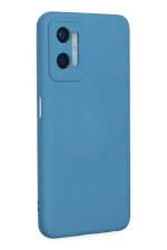 Newface Oppo A96 Kılıf Nano içi Kadife Silikon - Mavi - Görsel 3