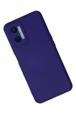 Newface Oppo A96 Kılıf Nano içi Kadife Silikon - Mor - Görsel 2