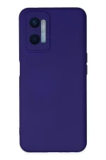 Newface Oppo A96 Kılıf Nano içi Kadife Silikon - Mor