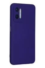 Newface Oppo A96 Kılıf Nano içi Kadife Silikon - Mor - Görsel 3