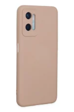 Newface Oppo A96 Kılıf Nano içi Kadife Silikon - Pudra - Görsel 3