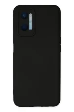Newface Oppo A96 Kılıf Nano içi Kadife Silikon - Siyah