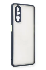 Newface Oppo Find X2 Kılıf Montreal Silikon Kapak - Lacivert - Görsel 2