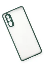 Newface Oppo Find X2 Kılıf Montreal Silikon Kapak - Yeşil - Görsel 3