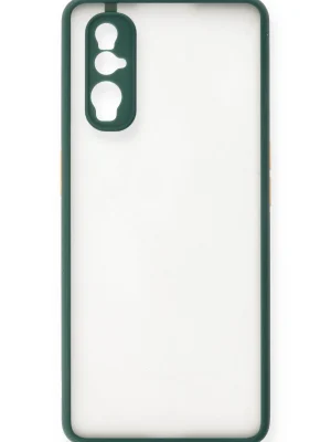 Newface Oppo Find X2 Kılıf Montreal Silikon Kapak - Yeşil