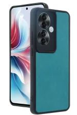 Newface Oppo Reno 11F Kılıf Aras Deri Kapak - Açık Yeşil