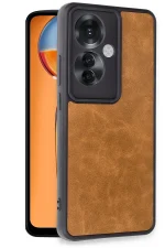 Newface Oppo Reno 11F Kılıf Aras Deri Kapak - Taba - Görsel 2