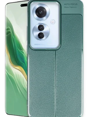 Newface Oppo Reno 11F Kılıf Auto Focus Kapak - Koyu Yeşil