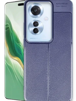 Newface Oppo Reno 11F Kılıf Auto Focus Kapak - Lacivert