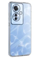 Newface Oppo Reno 11F Kılıf Lüx Şeffaf Silikon