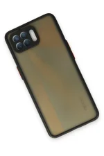 Newface Oppo Reno 4 Lite Kılıf Montreal Silikon Kapak - Siyah - Görsel 3