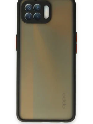 Newface Oppo Reno 4 Lite Kılıf Montreal Silikon Kapak - Siyah