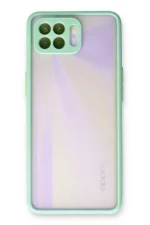 Newface Oppo Reno 4 Lite Kılıf Montreal Silikon Kapak - Turkuaz