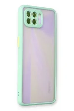 Newface Oppo Reno 4 Lite Kılıf Montreal Silikon Kapak - Turkuaz - Görsel 3