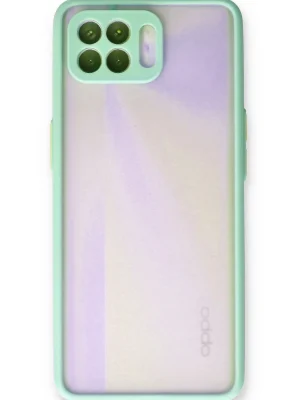 Newface Oppo Reno 4 Lite Kılıf Montreal Silikon Kapak - Turkuaz