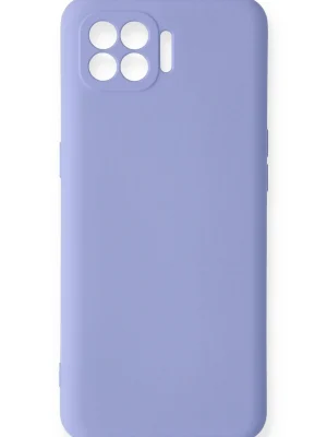 Newface Oppo Reno 4 Lite Kılıf Nano içi Kadife Silikon - Lila