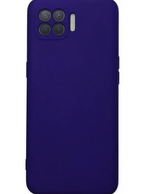 Newface Oppo Reno 4 Lite Kılıf Nano içi Kadife Silikon - Mor