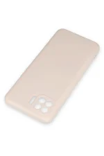 Newface Oppo Reno 4 Lite Kılıf Nano içi Kadife Silikon - Pudra - Görsel 3