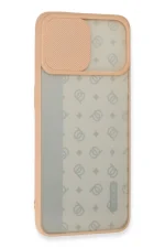 Newface Oppo Reno 4 Lite Kılıf Palm Buzlu Kamera Sürgülü Silikon - Pembe - Görsel 2