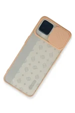 Newface Oppo Reno 4 Lite Kılıf Palm Buzlu Kamera Sürgülü Silikon - Pembe - Görsel 3