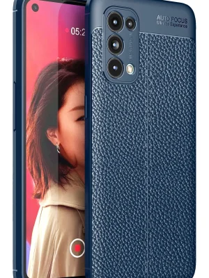 Newface Oppo Reno 5 Kılıf Auto Focus Kapak - Lacivert