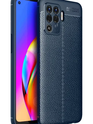 Newface Oppo Reno 5 Lite Kılıf Auto Focus Kapak - Lacivert