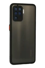 Newface Oppo Reno 5 Lite Kılıf Montreal Silikon Kapak - Siyah - Görsel 3