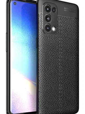 Newface Oppo Reno 5 Pro Kılıf Auto Focus Kapak - Siyah