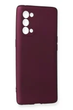 Newface Oppo Reno 5 Pro Kılıf First Silikon - Mürdüm - Görsel 2