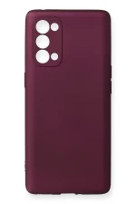 Newface Oppo Reno 5 Pro Kılıf First Silikon - Mürdüm