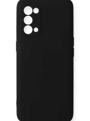 Newface Oppo Reno 5 Pro Kılıf First Silikon - Siyah
