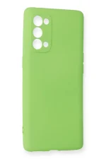 Newface Oppo Reno 5 Pro Kılıf First Silikon - Yeşil - Görsel 2