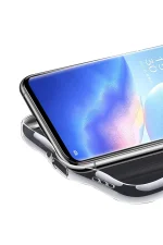 Newface Oppo Reno 5 Pro Kılıf Lüx Şeffaf Silikon - Görsel 2