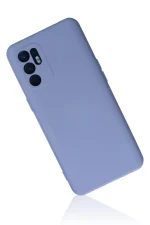 Newface Oppo Reno 6 Kılıf Nano içi Kadife Silikon - Lila - Görsel 2