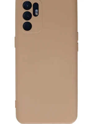 Newface Oppo Reno 6 Kılıf Nano içi Kadife Silikon - Pudra