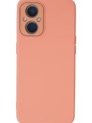 Newface Oppo Reno 7 Lİte Kılıf Lansman Glass Kapak - Pembe