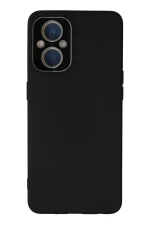 Newface Oppo Reno 7 Lite Kılıf Lansman Glass Kapak - Siyah