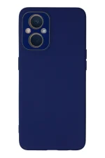 Newface Oppo Reno 7 Lite Kılıf Lansman Glass Kapak - Sky Blue