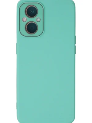 Newface Oppo Reno 7 Lite Kılıf Lansman Glass Kapak - Turkuaz