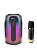 Newface Pluse 8 RGB Kablosuz Hoparlör - Siyah - Görsel 2