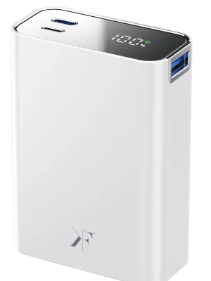 Newface PW501 20.000 mAh Dijital Göstergeli 2 Adet 45W Type-C ve 22.5W USB Çıkışlı Şarj PD Hızlı Şarj Magsafe Powerbank - Beyaz